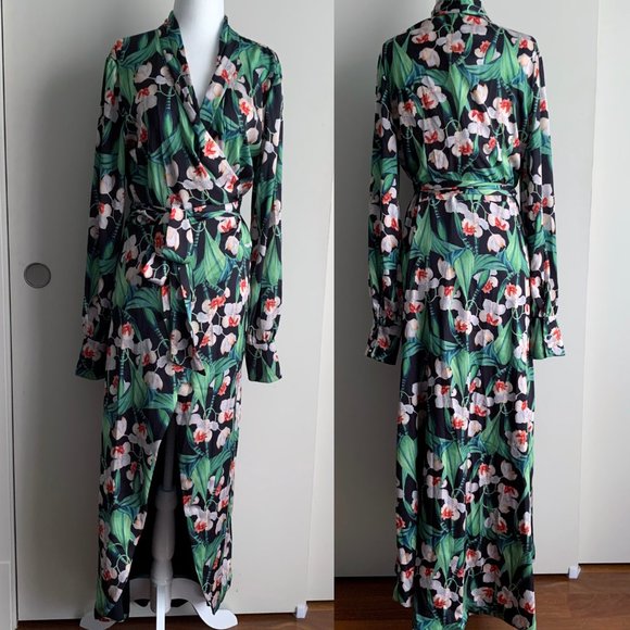 PATBO Floral Hi-Low Wrap Blouse - Picture 4 of 8